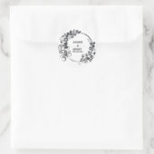 Nieuw Classic Round Sticker Design (Tas)