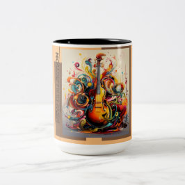 Nieuw Collectie Musical Art Tweekleurige Koffiemok