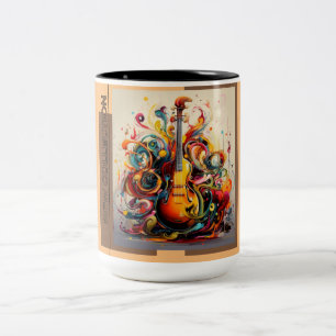 Nieuw Collectie Musical Art Tweekleurige Koffiemok