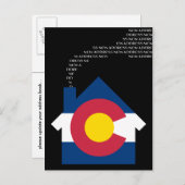 nieuw colorado aankondigingskaart (Voorkant / Achterkant)