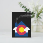 nieuw colorado aankondigingskaart (Staand voorkant)