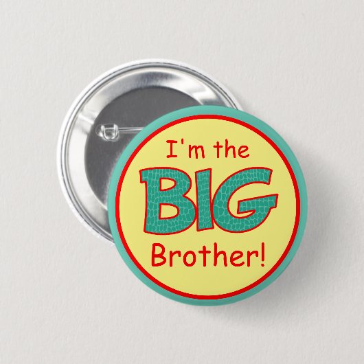 Nieuw! Colorful Big Brother Button (Voorkant /achterkant)