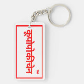 Nieuw cool sleutelhanger (achterkant)