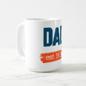NIEUW DAD - est.2026 Koffiemok (Voorkant links)