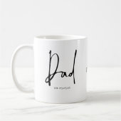 Nieuw Dad Set Date Name Script Koffiemok (Links)