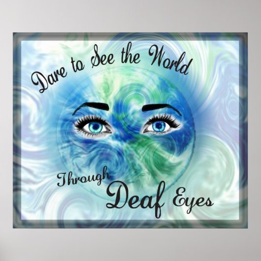 NIEUW "Dare to See the World..." Poster (Voorkant)