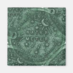 Nieuw deksel van de watermeter magneet
