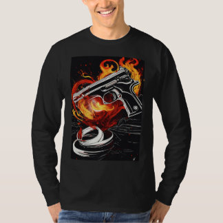 Nieuw design geprint tshirt alleen voor mannen