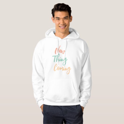 Nieuw ding komt Snoep kleur print Hoodie (Voorkant volledig)