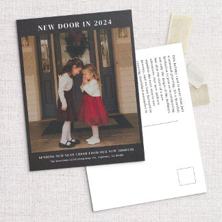 Nieuw Door 24 Vakantie Bewegende Aankondiging Brie