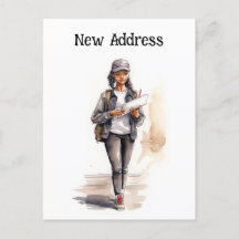 Nieuw e-mailadres Bewegende aankondiging