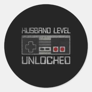 Nieuw echtgenoot level ontgrendeld Net getrouwd Ga Ronde Sticker