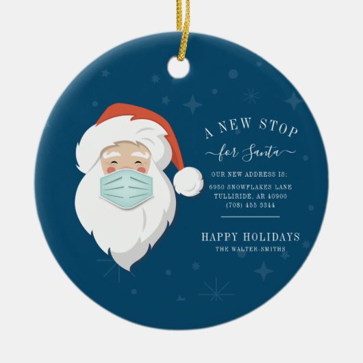 Nieuw Einde voor de Kerstman We hebben de vakantie Keramisch Ornament (Voorkant)