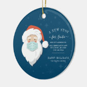 Nieuw Einde voor de Kerstman We hebben de vakantie Keramisch Ornament (Links)