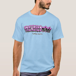 Nieuw en verbeterd! FRENZIED, Magenta & Crazy back T-shirt