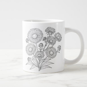 Nieuw-Engeland Aster - Symphyotrichum Novae-Anglia Grote Koffiekop