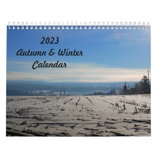 Nieuw-Engeland in het najaar van de winter 2023 Kalender (Hoes)