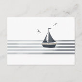 Nieuw engeland kust bruiloft details kaart (Voorkant)