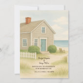 Nieuw Engeland Soft Blue Coastal Destination bruil Kaart (Voorkant)