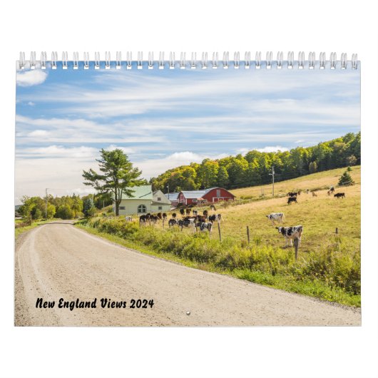 Nieuw Engeland Uitzichten 2024 Kalender (Hoes)