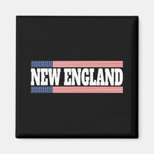Nieuw Engeland Vlag Patriottische Staat Varsity Ni Magneet