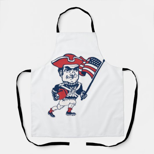 Nieuw Engeland Voetbalmaskotte Schort (Voorkant)