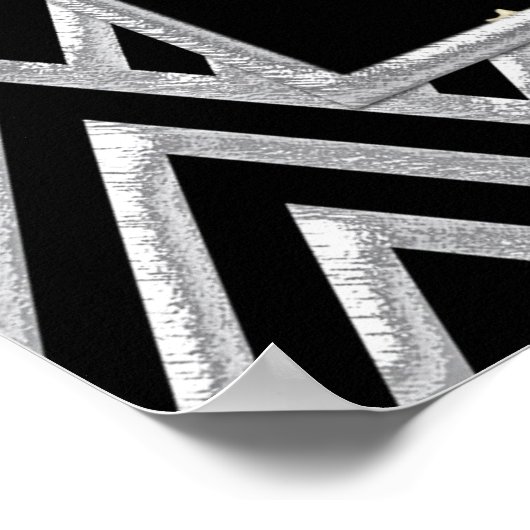 Nieuw ERTE-ontwerp (sterren) Poster (Hoek)