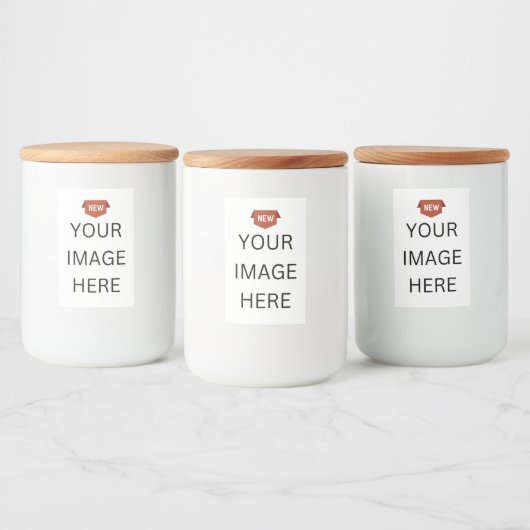 NIEUW! Etiket voedselcontainer (2 "x 3") - Set van (Flessen)