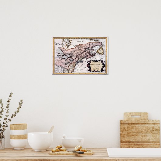 Nieuw Frankrijk Poster (Keuken)