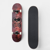 NIEUW - Galaxy Cartoon Schedel Persoonlijk Skateboard (Voorkant)