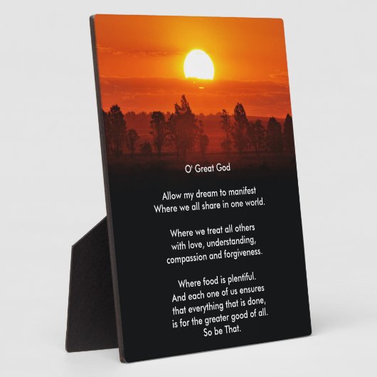 Nieuw gebed fotoplaat (Zijkant)