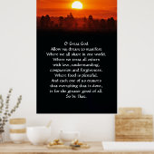 Nieuw gebed poster (Keuken)