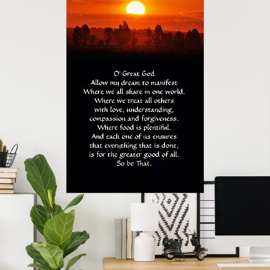 Nieuw gebed poster (Thuiskantoor)