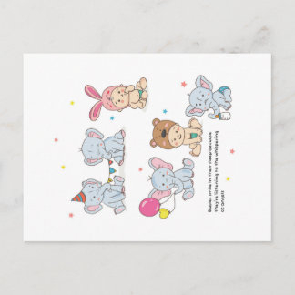 Nieuw Geboortekaartje Baby Briefkaart