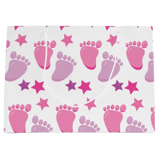 Nieuw geboren meisje large cadeautasje (Voorkant)