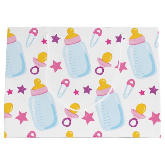 Nieuw geboren meisje large cadeautasje (Voorkant)