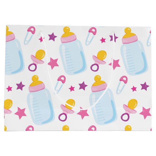 Nieuw geboren meisje large cadeautasje (Achterkant)