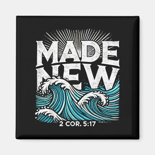 Nieuw gedoopt Doop  Magneet (Voorkant)