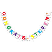 NIEUW! Gefeliciteerd Party Banner - 16 Vlaggen en  (Alle)