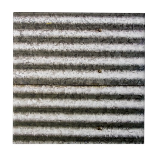 Nieuw gegolfd ijzer tegeltje (Voorkant)