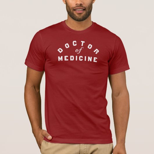 Nieuw gekwalificeerde Doctor in de geneeskunde T-shirt (Voorkant)
