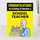 Nieuw gekwalificeerde leraar kaart (Voorkant)