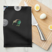 NIEUW GELD VAN ZEALAND PAUA KIWI THEEDOEK (Quarter Fold)