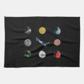 NIEUW GELD VAN ZEALAND PAUA KIWI THEEDOEK (Horizontaal)