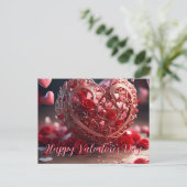 Nieuw Gelukkig Valentijnsdag Briefkaart (Staand voorkant)