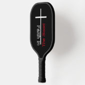 NIEUW Gepersonaliseerd Geloof in het Bloed Christe Pickleball Paddle (Links)