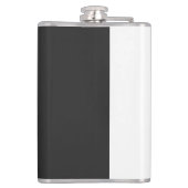 Nieuw Gepersonaliseerde een zwart-wit foto van een Heupfles (Achterkant)