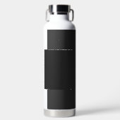 Nieuw Gepersonaliseerde een zwart-wit foto van een Waterfles (Voorkant)