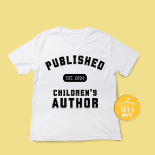 Nieuw Gepubliceerd Auteur Custom Unisex T-shirt