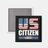 Nieuw Geschenk Voor Amerikaanse Burger - Trots Ver Magneet (Voorkant / Achterkant)